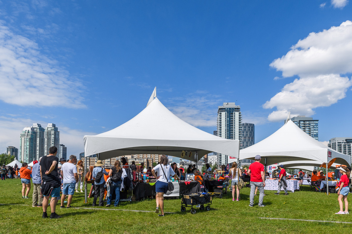 Tentes stretch pour événement en plein air